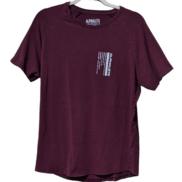 Alphalete athletics cotton blend performance fit t-shirt unisex medium - Picture 7 of 7